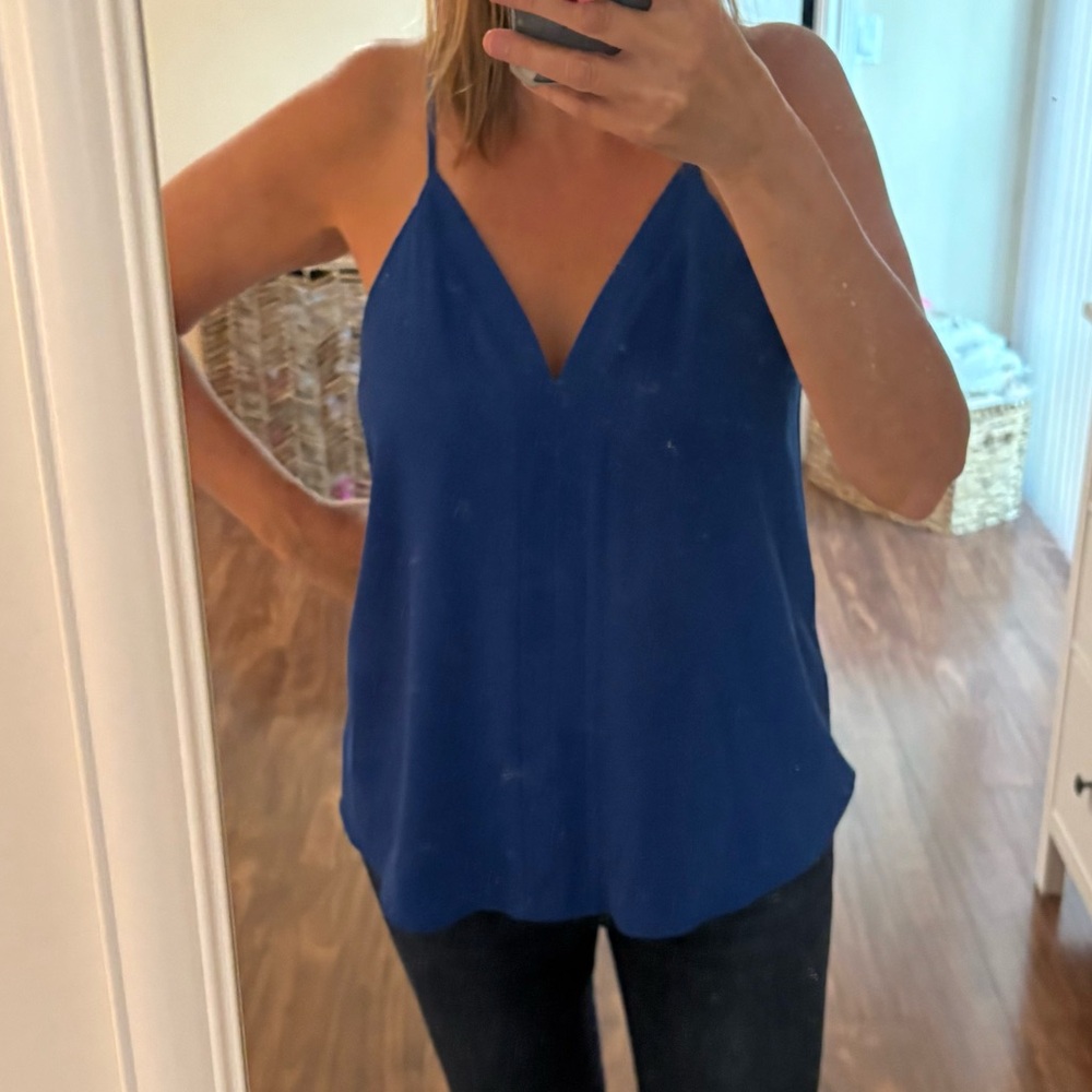 Elegant Blue Women's Top